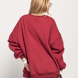 Sweat Ti.Amo De Felpa College Style California