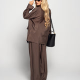 Twinset Ti.Amo Acetinado Blazer + Calça