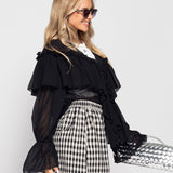 Blusa Ti.Amo Folhos Plissados
