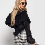 Blusa Ti.Amo Folhos Plissados