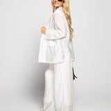 Twinset Ti.Amo Acetinado Blazer + Calça