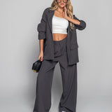 Twinset Ti.Amo Blazer Oversze  + Pantalona Pregas