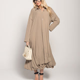 Vestido Camiseiro Ti.Amo Recortes Laterais