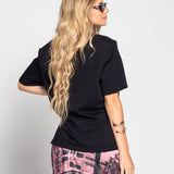T-Shirt Ti.Amo Decote Em Bico Com Gravata