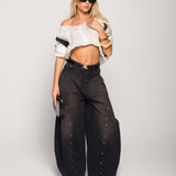 Calça Ti.Amo De Ganga Argolas Perfuradas