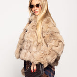 Casaco Ti.Amo De Pêlo Natural De Raposa