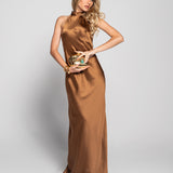 Glamour Long Halter Dress