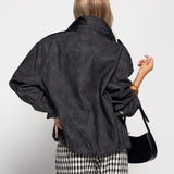 Biker Oversize De Pele Sintética