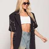 Blazer Ti.Amo Argolas Perfuradas