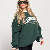 Sweat Ti.Amo De Felpa College Style California