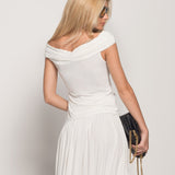 Top Ti.Amo Off Shoulder De Fibra De Bamboo