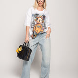 Calça Ti.Amo De Ganga Wide Leg