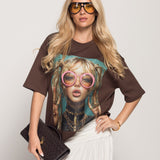 T-Shirt Ti.Amo Fashion Girl Strass