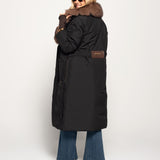 Blusão Ti.Amo De Penas De Pato Com Pêlo Natural