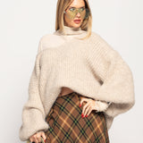 Camisolão Ti.Amo De Malha Mistura De Lã