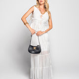 Twinset Ti.Amo Top Barra Com Folhos + Saia Transparente