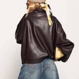 Biker Ti.Amo Cruzado De Pele Sintética Premium