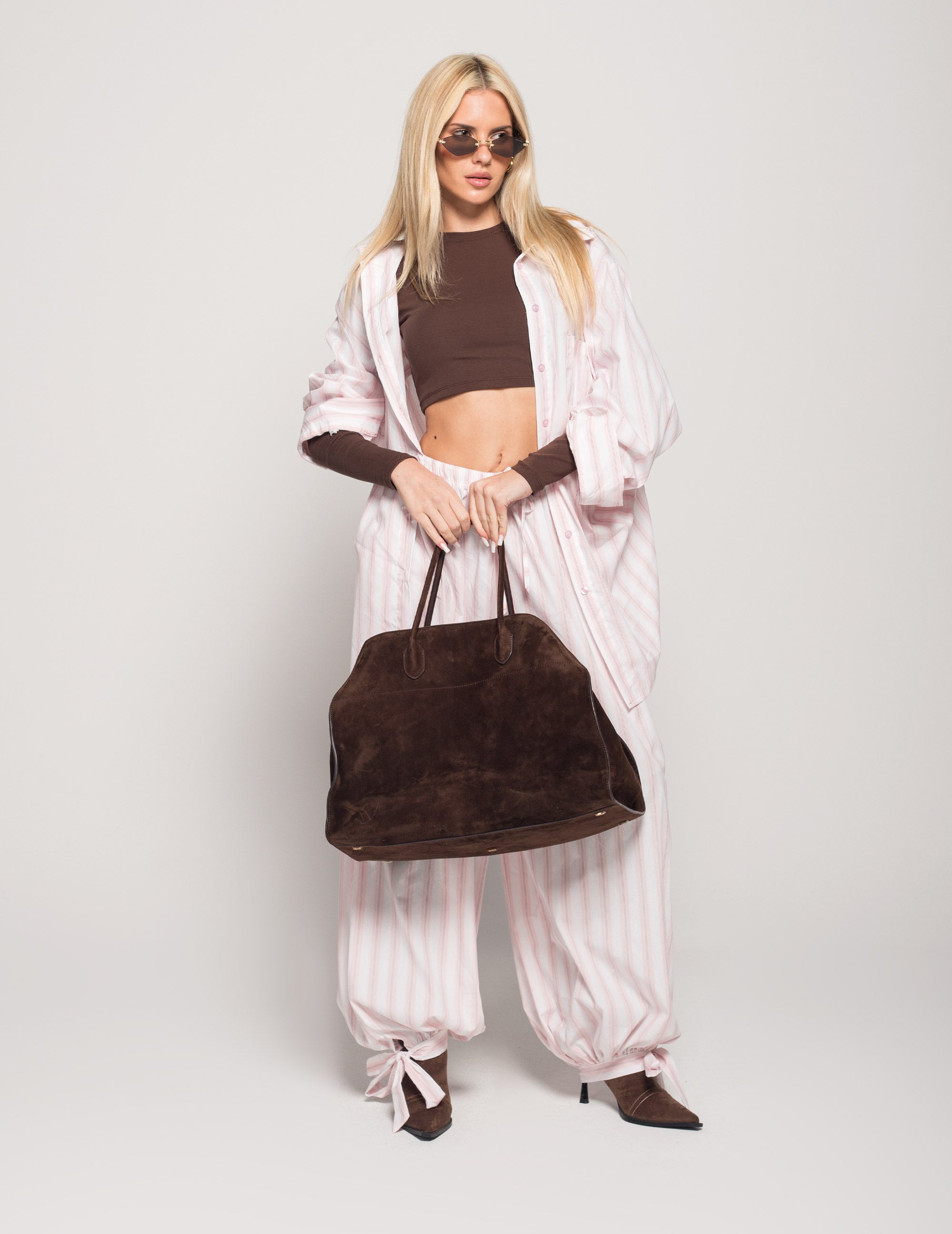 Calça Ti.Amo Oversize De Algodão