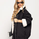 Casaco Ti.Amo Reversível Pêlo Natural