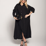 Vestido Camiseiro Ti.Amo Recortes Laterais