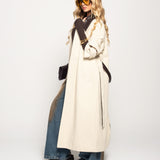 Gabardine Ti.Amo Gola Efeito Pele Crocodilo