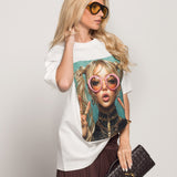 T-Shirt Ti.Amo Fashion Girl Strass