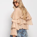 Blusa TI.Amo Múltiplos Folhos