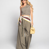 Twinset Ti.Amo Top + Pantalona Com Cinto Corda
