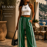 Calça Ti.Amo Listra Lateral & Guipura