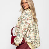 Sweat Ti.Amo De Felpa Estampado Floral