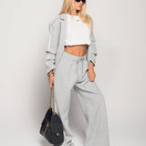 Calça Ti.Amo De Felpa C/Listras