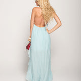 Vestido Ti.Amo Com Folhos Em Abertura Frontal