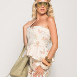Top Ti.Amo Estampado Floral Rasgos