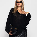 Camisola Ti.Amo Rasgos Mistura De Lã
