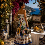 Vestido Ti.Amo Ilustrações Estampadas