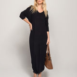 Vestido Ti.Amo Com Dupla Abertura E Drapeado