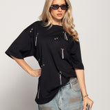 T-Shirt Ti.Amo Argolas Perfuradas