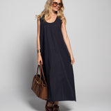 Vestido Ti.Amo Oversize Com Costura Intercaladas