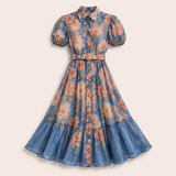 Vestido Ti.Amo Estampado Floral Com Cinto Incluído