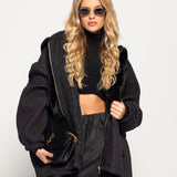 Casaco Ti.Amo Acolchoado Com Pêlo Natural