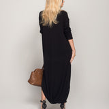 Vestido Ti.Amo Com Dupla Abertura E Drapeado