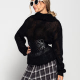 Camisola Ti.Amo De Lã Meia Gola