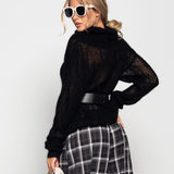 Camisola Ti.Amo De Lã Meia Gola