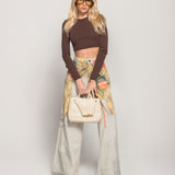 Calça Ti.Amo De Ganga Wide Leg Estampada