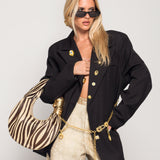 Blazer Ti.Amo Aplicações Douradas Com Ilustrações