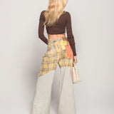 Calça Ti.Amo De Ganga Wide Leg Estampada