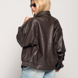 Biker Ti.Amo De Pele Sintética