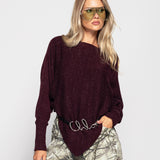 Camisola Ti.Amo Assimétrica De Malha