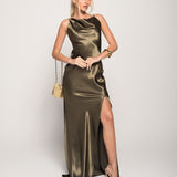 Vestido Glamour Com Cauda