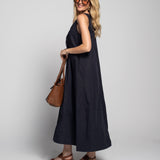 Vestido Ti.Amo Oversize Com Costura Intercaladas